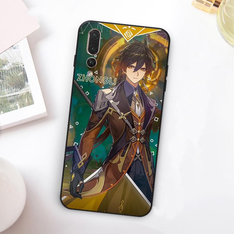

Zhongli Genshin Impact For Huawei Nova Y60 Y70 Y90 Y72 Y73 Y61 Y91 7i 8i 11i 12i 12s 9 10 SE P20 P30 P40 Lite Case Huawei Nova Y91