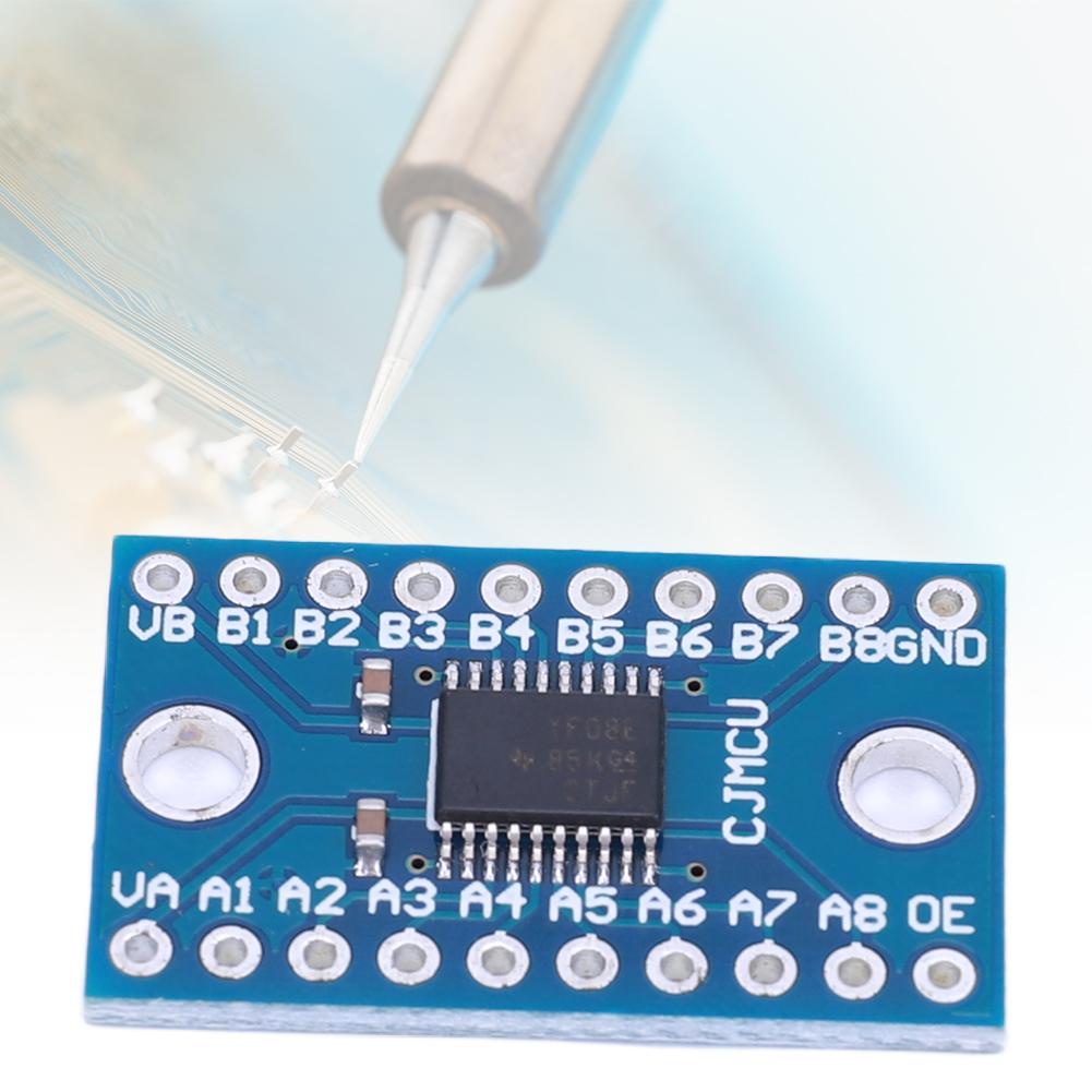 TXS0108E TTL Bidirektionaler Gegenseitiger Konverter 3,3V 5V 8 Kanal Spannungspegelübersetzungsmodul Hohe Geschwindigkeit für Arduino