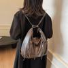Vintage Large Capacity Women'S Backpack Backpack Stylish Simple Tote Bag Commuter Shoulder Bag