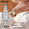 Sanda Oval Luxury Women's Waterproof Quartz Watch - Retro Roman Style