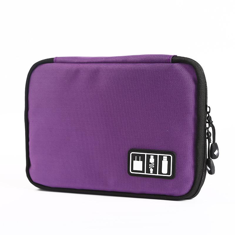 Customizable Large Capacity Multi-Functional Digital Accessories Bag for Power Bank, Mobile Phone, and Data Cable