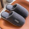 2023 Women's Warm Plush Indoor Slippers: Closed-Toe Cotton for Autumn & Winter