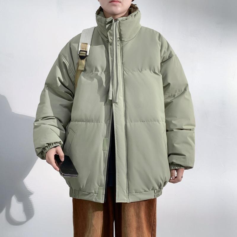 Stand-up Collar Cotton-padded Clothes for Men and Women of The Same Style, Winter Loose Bread Clothes, Couple Cotton-padded Jackets