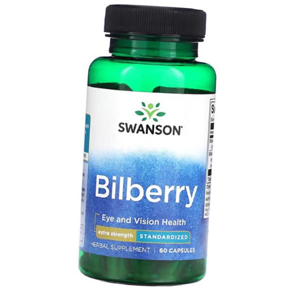 

Blueberry Extract, Bilberry Extra Strength, Swanson 60caps (71280165) 60caps