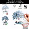 Acrylic Holiday Ornaments for Home Decor 2D Christmas Tree Figurine, Dreamy Floral Candy House Tabletop Showcase Ornaments, Centerpiece Office