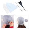 2x Silicon Highlighting Cap Frosting Tipping Hat with Hook, Professional Tools