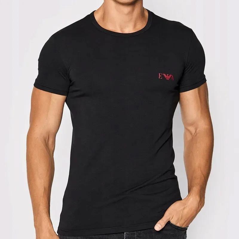 Emporio Armani T-Shirt Men' Black 2-Pack Set 111670-1A715-17020