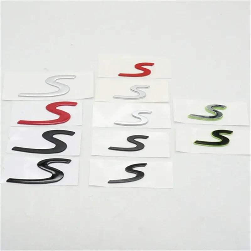 1Pc Car Rear S 4 GTS Letter Emblem Tail Door Trunk Sticker Styling Logo Badge For Panamera Macan Taycan 911 718