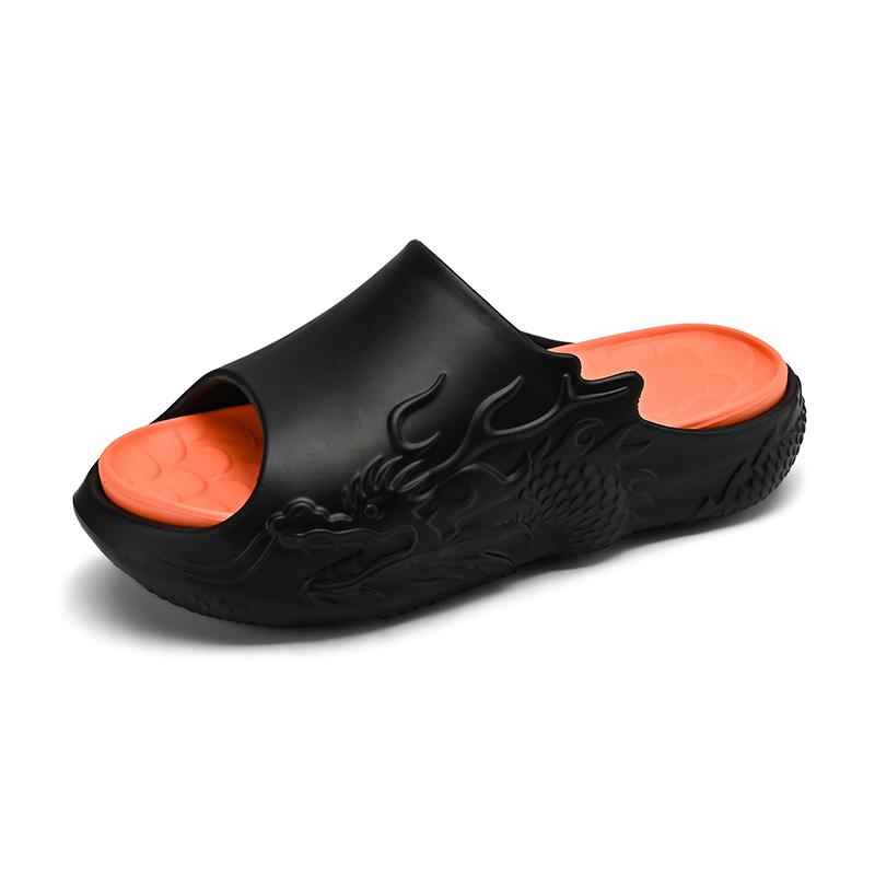 

38-45 Мужские Большие Размеры Модные Ультра Легкие Мягкие Подошвы Тапочки Домашние Повседневные Тапочки Сандалии 40/41 чёрный