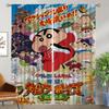 Blackout Curtain for Room 2 Panel Crayon Partition Halloween Decoration Home Interior Curtains Tulle for Bedroom Shades Living