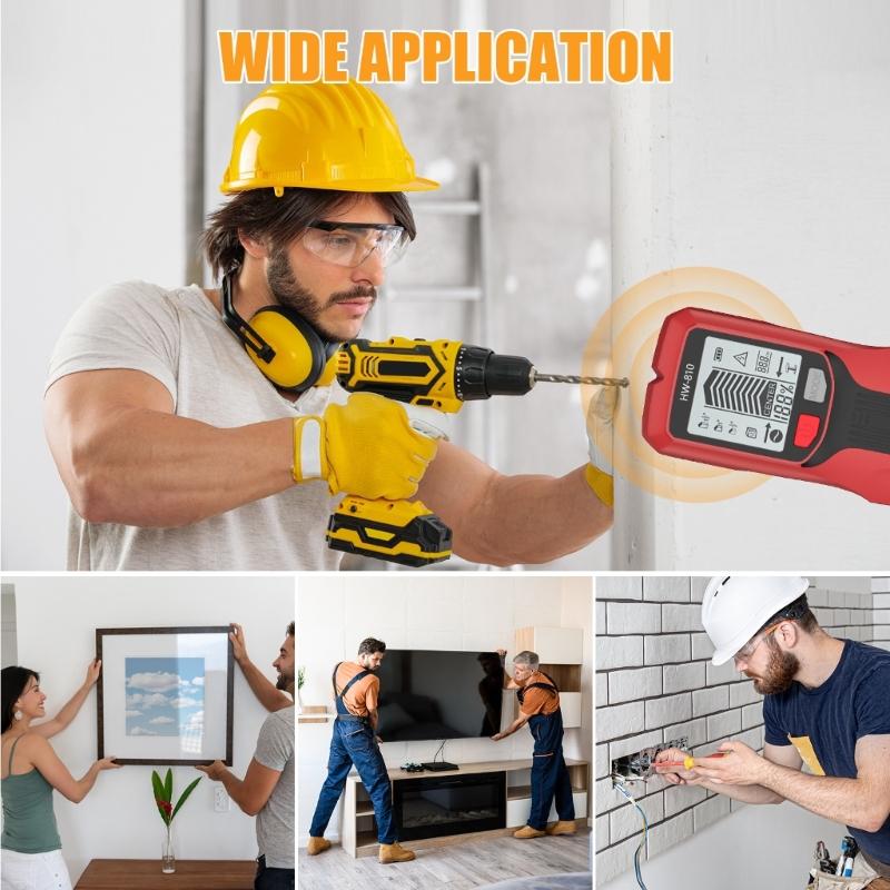 Versatilitys Handheld Wall Scanner for Detecting Metal Wire Wood and Studs with Adjustable Depth Setting Detection Tool