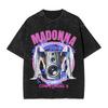 M-Madonna Confessions II Tour Washed T Shirt Streetwear Hip Hop Vintage T-Shirts  Tee Shirt for Men Women Short Sleeve Oversize