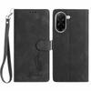 Quill Pen Embossed Pattern Flip Card Design Wallet Case for Nokia C12 C2 C210 C22 C310 C32 G310 XR21...(8-Color)
