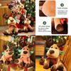 Adorable Christmas Elk Plush Toy Soft And Cuddly Deer Plushie Doll For Festive Decor