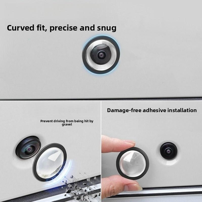 2PCS Car Camera Lens Protector Advanced Scratch Car Camera Lens Guards Waterproof And Dustproof Protection Accessories
