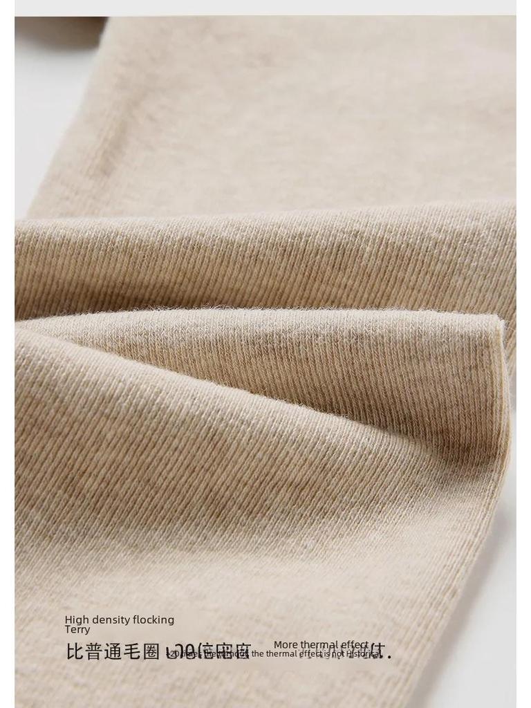 Hochtaillierte, dick gefütterte Samt-Leggings & Strumpfhosen für große Frauen für Herbst/Winter