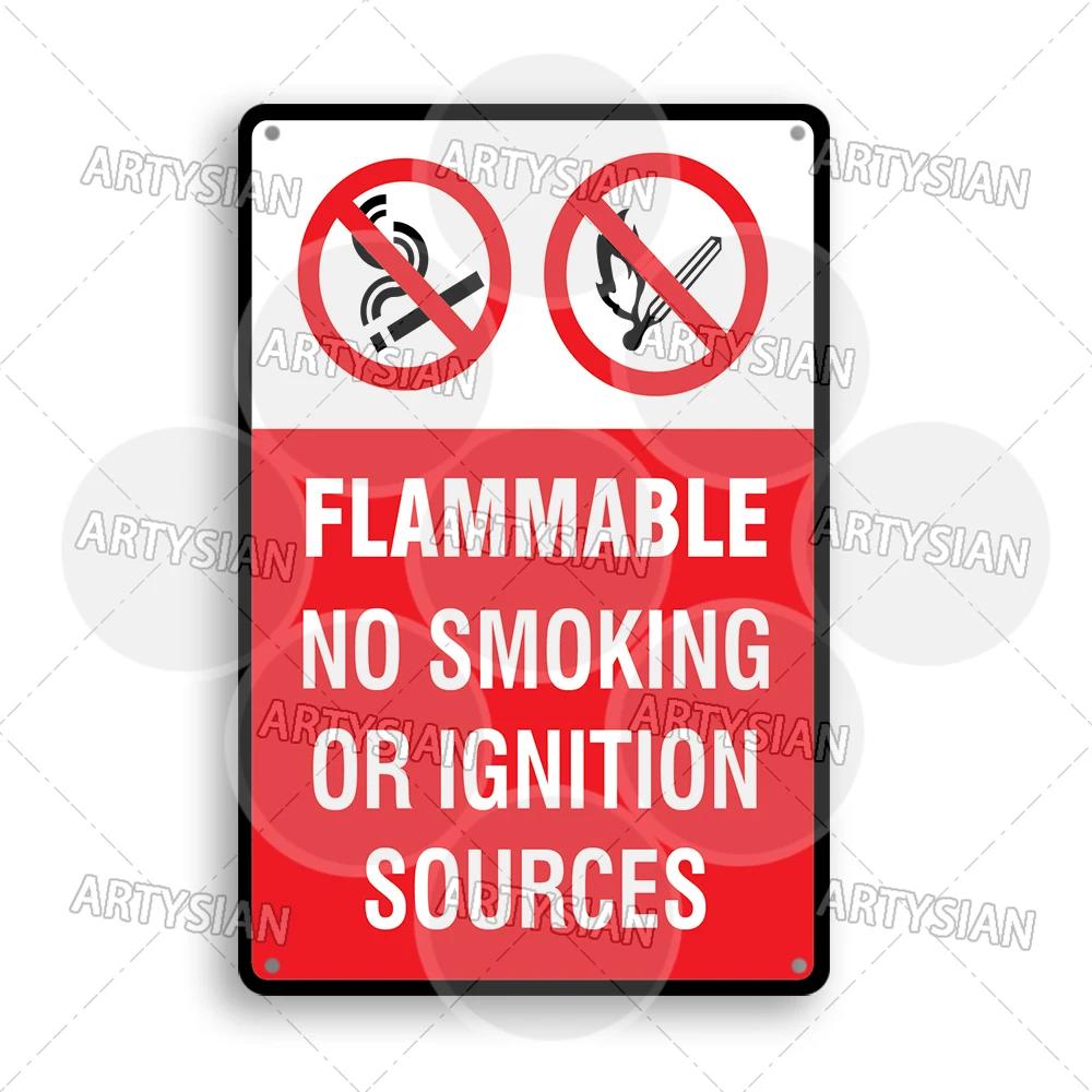 No Smoking Metal Sign No Vaping Smoke-Free Zone Smoking Permitted Plaque Auahi Kore Designated Smoking Area No Open Flames
