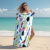 Personalized customized proof beach towel with Pikmin Pikmin pattern - soft, absorbent,quick-drying,perfect swimming,camping&bathing