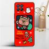 Coque pour Realme 8 C21y GT Neo 2 3 8i C21 7 C11 6 C12 C35 C3 GT 9 Pro C12 Master Funda Housse de Téléphone Bonhomme de Neige Noël Mignon