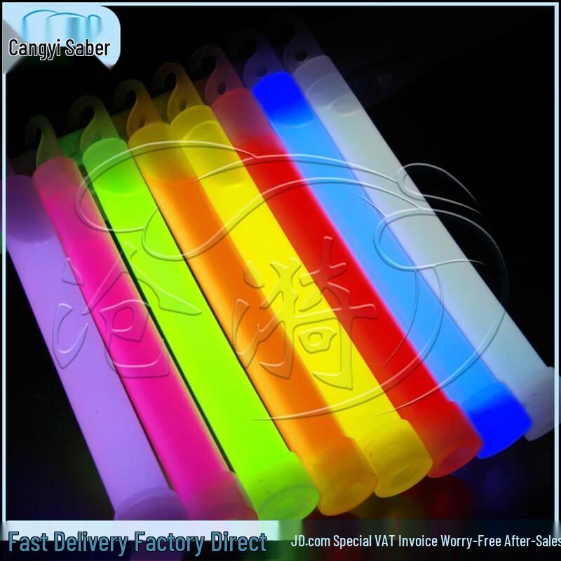6-inch Emergency Glow Sticks with Hooks