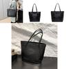 Fashionable Black Crocodile Pattern Tote Bag With Zipper Closure For Everyday Essentials