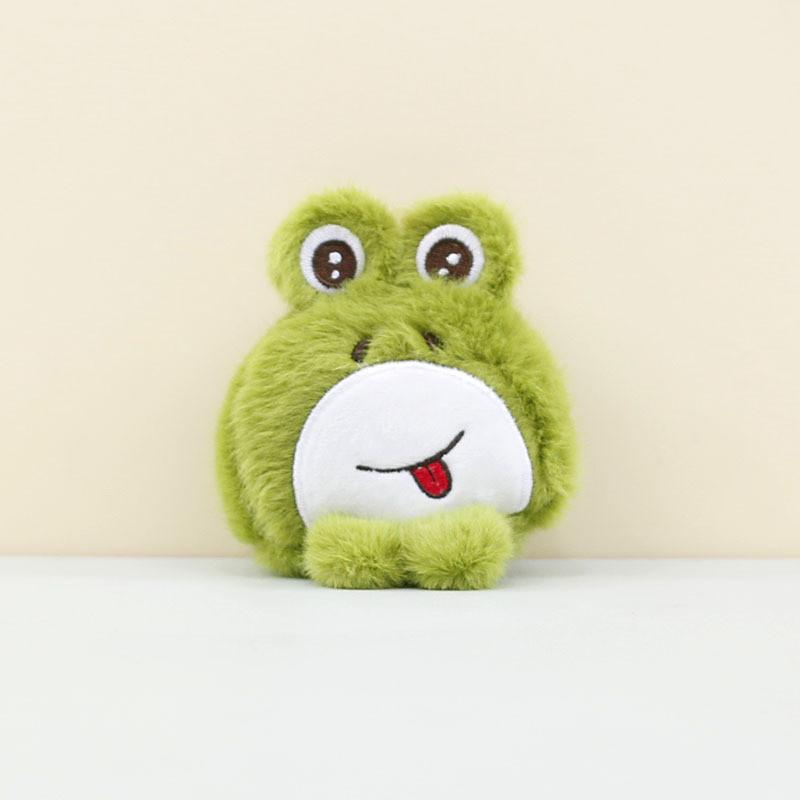 Adorable Plush Frog Keychain Soft Green Frog Toy Cute Froggy Bag Charm