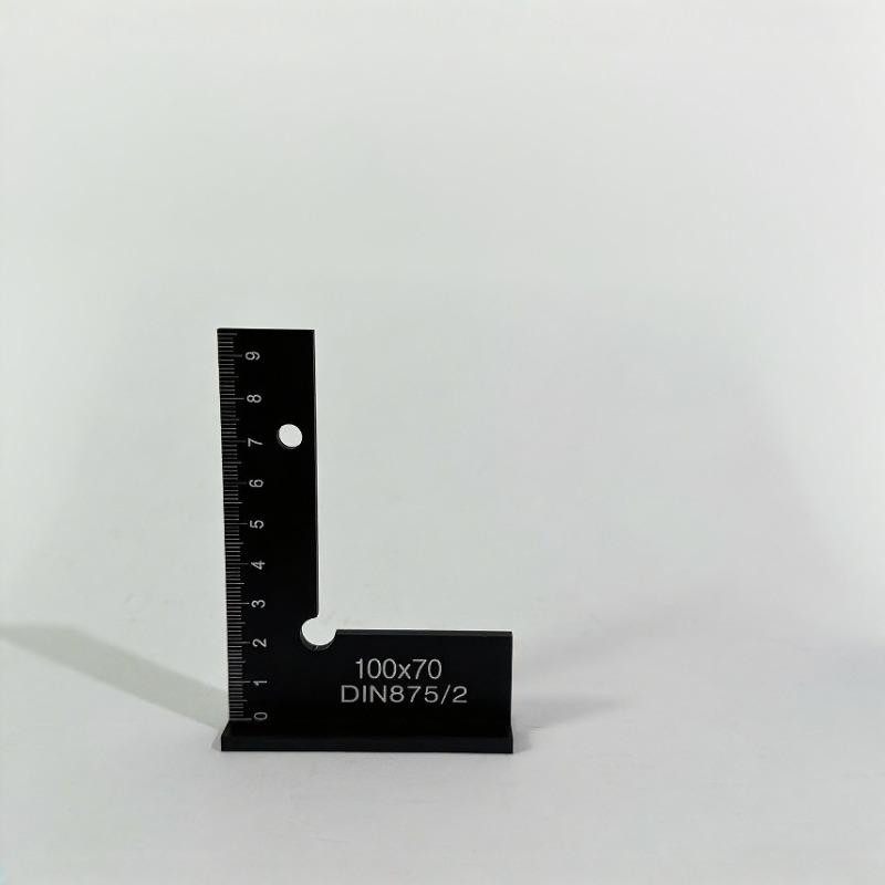 Aluminum Alloy Flat Angle Ruler Base Measuring Tape with Seat Shape Right Angle Ruler Knife Mouth Angle Ruler