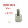 1/8 NPT Quick Disconnect 8mm Male Coupler Plug Fitting PCP Fill Nipple