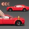 1:24 Dodge Challenger Hellcat Redeye Alloy Muscle Car Model Sound and Light Pull Back Children's Toy Collectibles Birthday gift