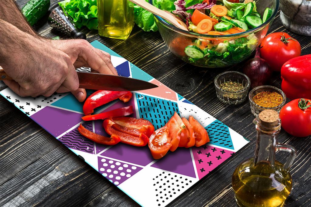 GLASS BOARD PANEL TABLETOP 30x52 MOSAIC