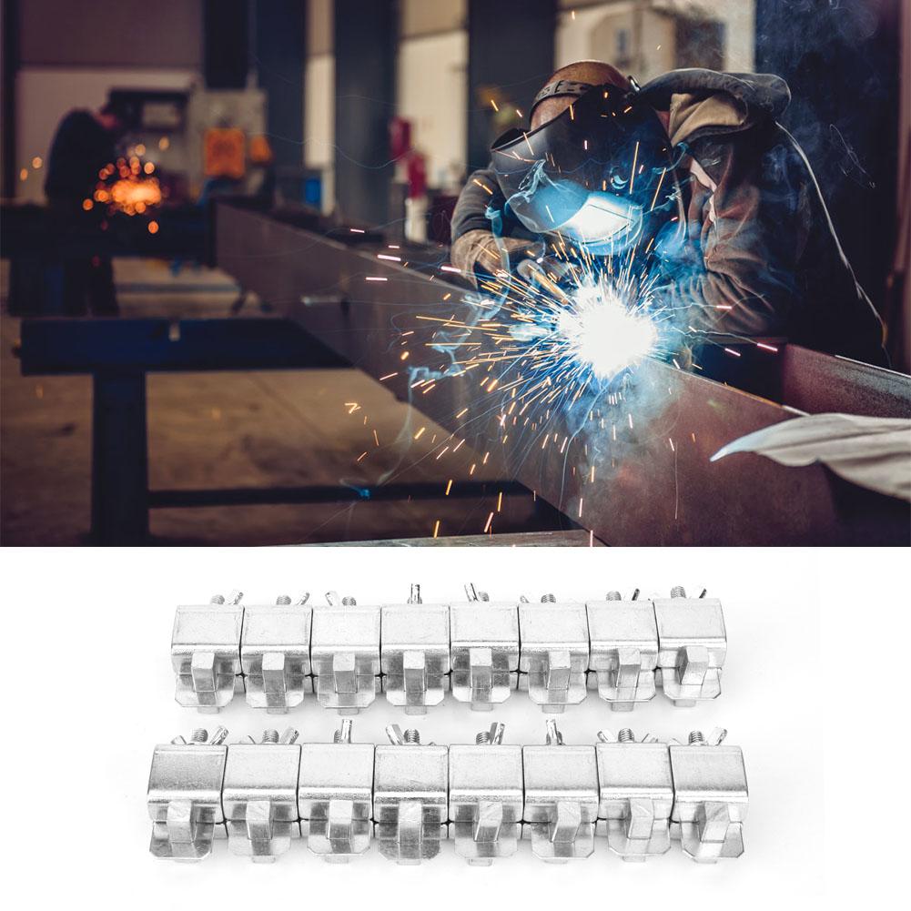 16pcs Butt Welding Clamps for Sheet Metal Auto Car Truck Door Skin Panel