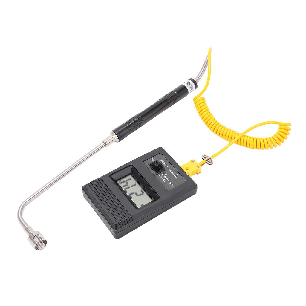 Tm?902c Industrial LCD Display Digital Sensor Thermometer with Curved Shank Surface Thermocouple