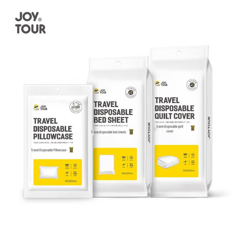 JOYTOUR Disposable Train Sleeper 3-Piece Bedding Set