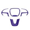 Steering Wheel Frame Trim Decor Cover For Dodge Challenger/Charger 2015+ Purple