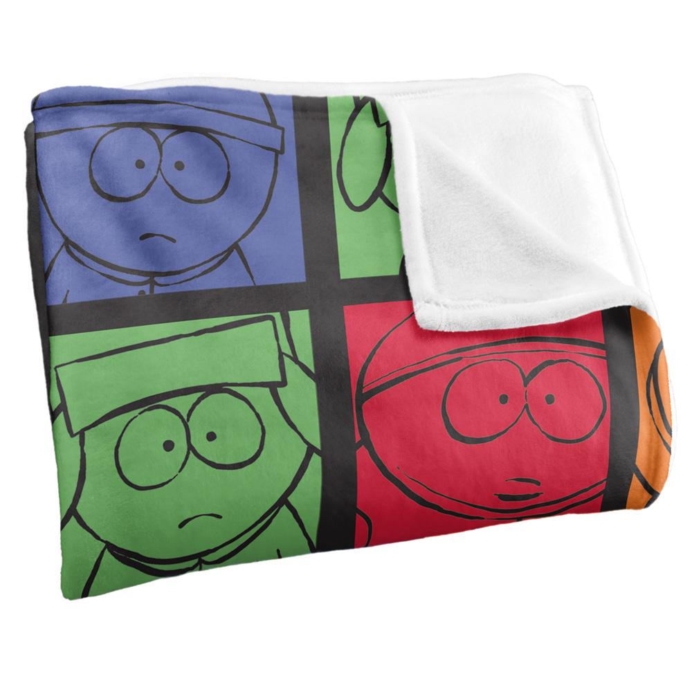 South Park Silky Character Collage Supersoft Blanket