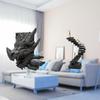 Dragon Bookend Thinker Statues Abstract Figure for Bookshelf Home Decor Decorative Living Room