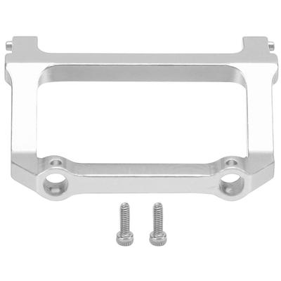 RC Aluminiumlegierung Frontstoßstangenhalterung für Axial SCX24 C10 124 RC Auto Upgrade TeileSilber