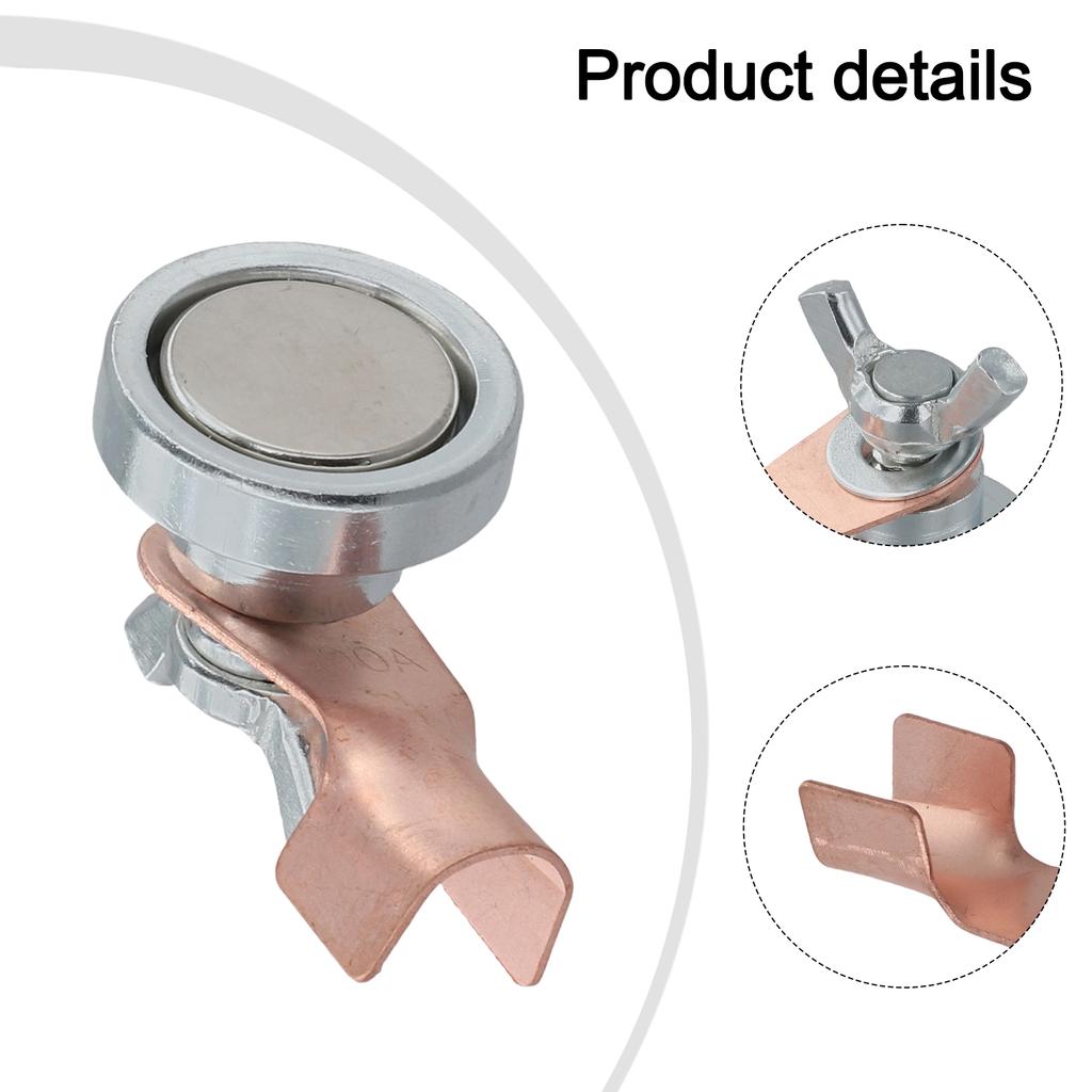 Lightweight Magnetic Ground Clamp for Convenient Use in Different Welding Tasks