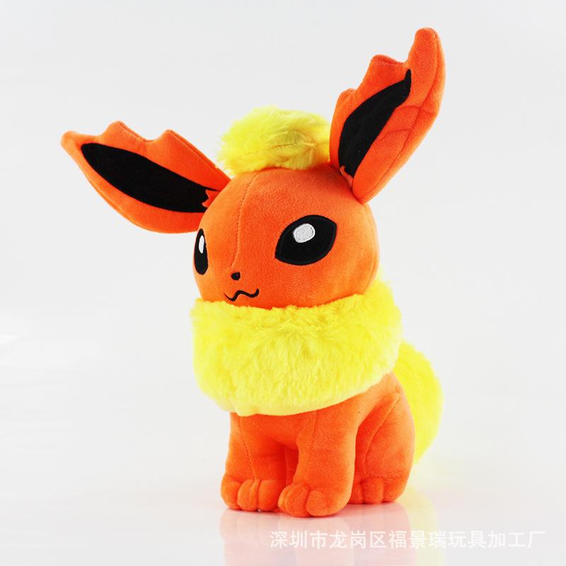 20Cm Cartoon Anime Eevee Vaporeon Flareon Espeon Umbreon Glaceon Sylveon Jolteon Sitting Posture Plush Pillow Toy Gift