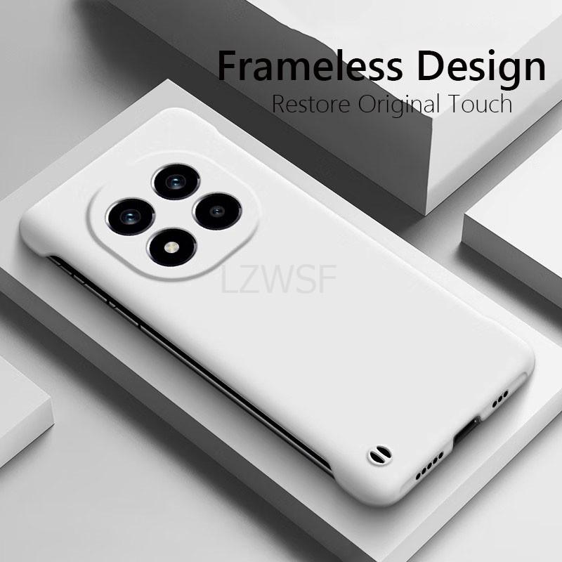 Custodia Rigida Opaca Senza Bordi Sottile Tipo Pelle On Per Xiaomi Redmi Note 14 Pro Plus Note14Pro+ G Resistente agli Urti Coque
