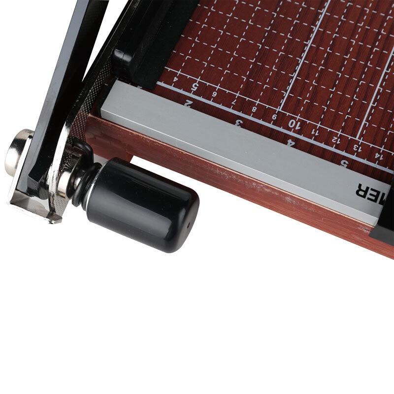 Deli 8003 Wooden Paper Cutter CN plug (adapter included)