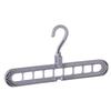 9-hole Clothes Hanger Organizer Space Saving Hanger Multi-function Folding Magic Hanger Drying Racks Scarf Clothes Storage