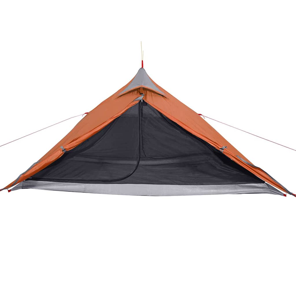 Vidaxl Namiot Turystyczny, Tipi, 1-Os., Pomarańczowy, Wodoszczelny