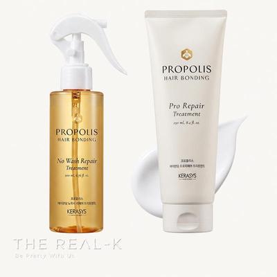 Propolis Haarbinding Pro Herstelbehandeling 250ml / Geen Spoeling Herstelbehandeling 200ml (7 Opties)