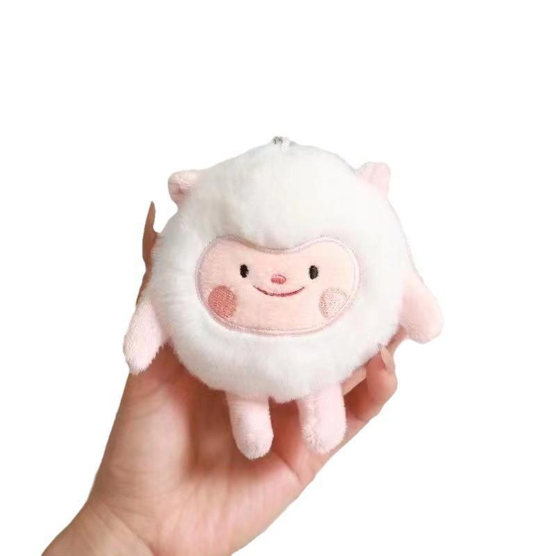 

Маленький брелок-подвеска в виде головы овечки - Плюшевая игрушка 12 cm