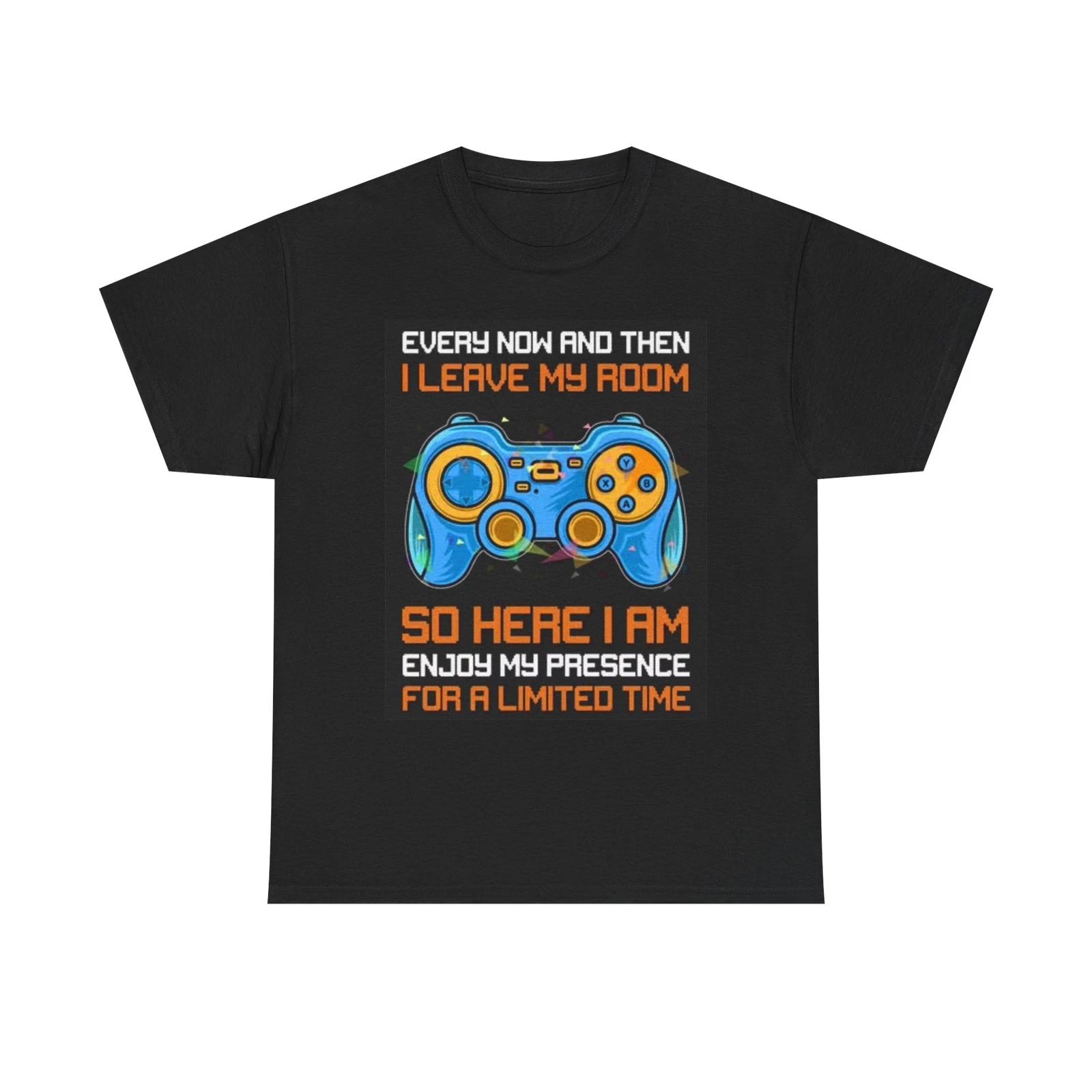 Men s and Women s T-shirts Funny Gaming Graphic L