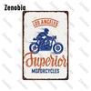 Hill Bobber Motorcycles Metal Signs Cafe Racer Oil School Chopper Metal Poster Vintage Plaque Retro Tin Plate Garage Home Decor
