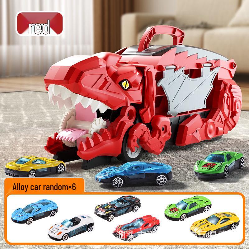 Children's Transforming T-Rex Inertial Car Toy for 3-Year-Olds
