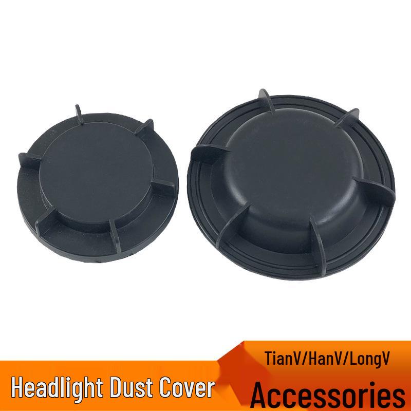 Universal Waterproof Headlight Assembly Dust Cover for TianV HanV LongV TuV Models Large Cover (1 piece)