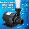 500W Solar Panel 800L/H Water Pump With Battery Box DC Cable Kit Ultra-quiet Garden Fountain Aquarium Fish Tank Water Pump 1 Set